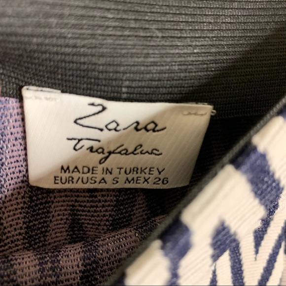 Zara Trafaluc Chevron Print Mini Skirt - Picture 7 of 7